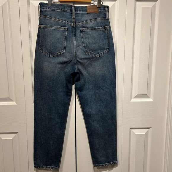 Madewell Blue High Rise Ankle Length The Mom‎ Jeans Size 28 NWT - Picture 5 of 12